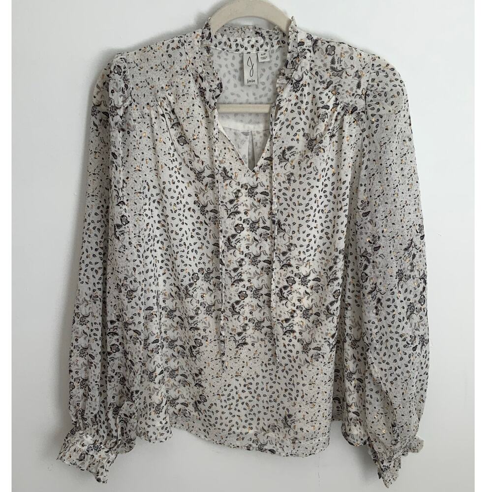 Joie Long Sleeve Blouse women's size small